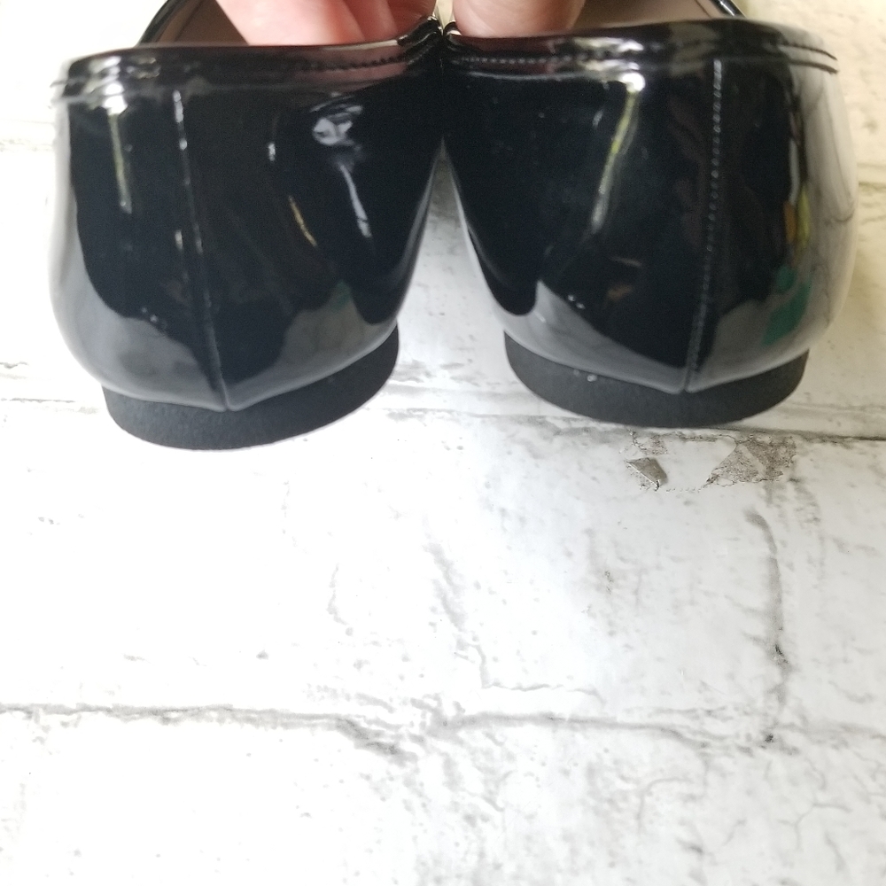 Children's Place Patent Black Flats Size 12 - Picture 4 of 9